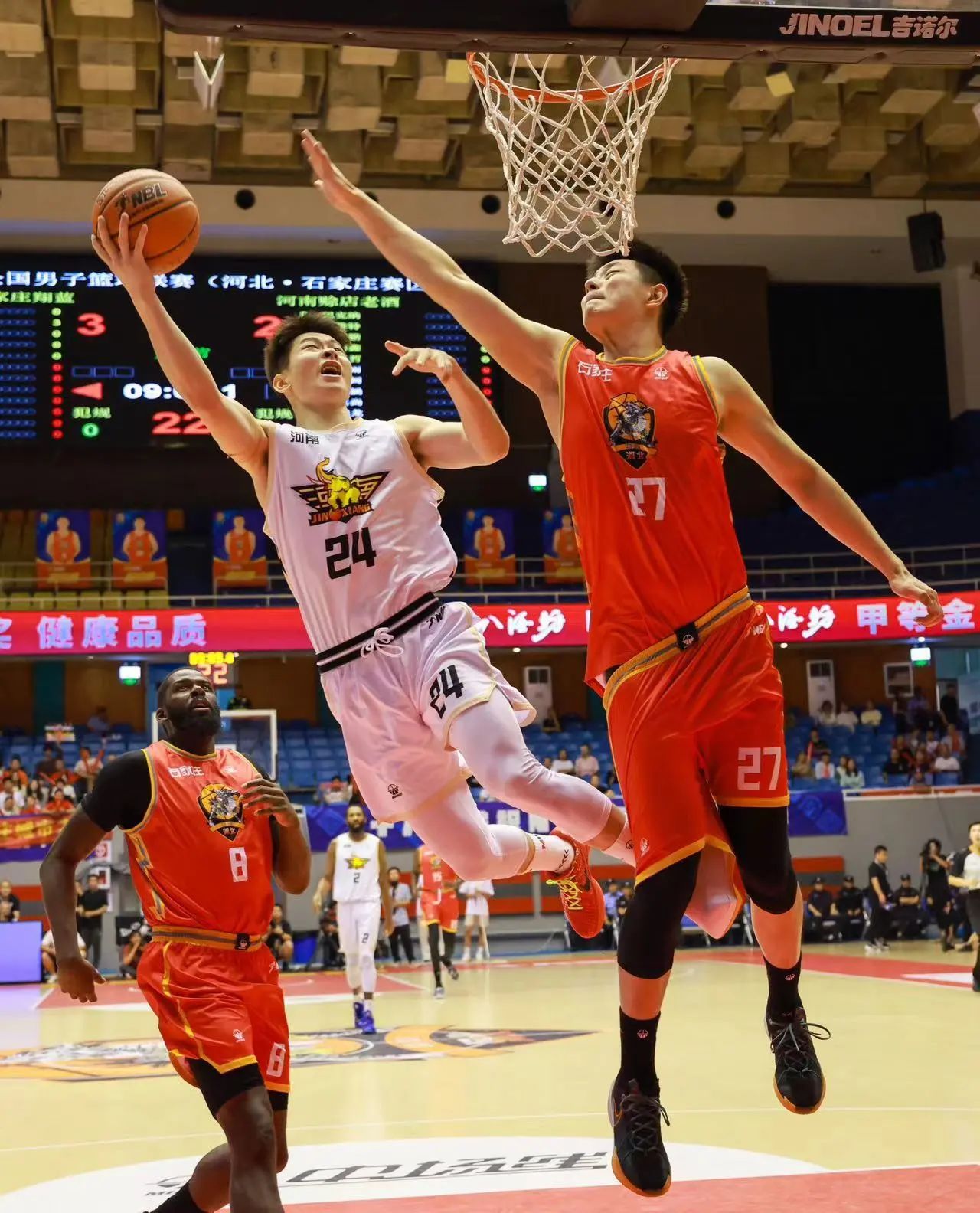 山东男篮战胜河北队，成功跻身季后赛八强